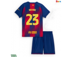 Barcelona Jules Kounde #23 Replika Babytøj Hjemmebanesæt Børn 2025-26 Kortærmet (+ Korte bukser)